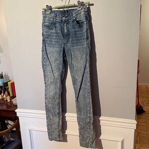 ACID WASH JEANS SIZE 28 CHEAP MONDAY